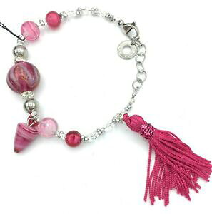 �y���������z�A�N�Z�T���[�@�l�b�N���X�@�J�t�x�l�`�A�C�^���A�����m�K���Xbracciale donna antica murrina veneziana murano glass made in italy vn 327
