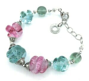 �y���������z�A�N�Z�T���[�@�l�b�N���X�@�J�t�C�^���A�x�l�`�A�����m�K���Xbracciale donna antica murrina veneziana murano glass made in italy vn 371