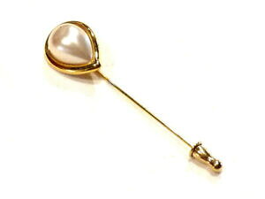 yzANZT[@lbNX@lu[`bijou broche crateur alliage dor et perle fantaisie signet monet brooch