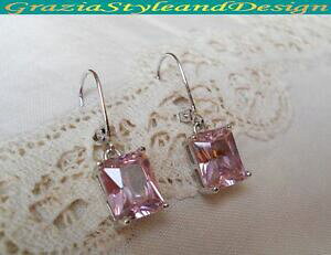 yzANZT[@lbNX@COVo[}bVtNX^sNraffinati orecchini argento massiccio 925 cristalli cz rosa