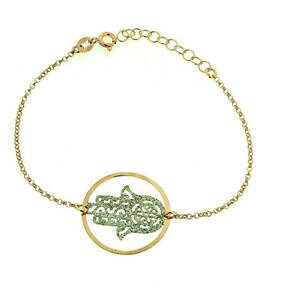 �y���������z�A�N�Z�T���[�@�l�b�N���X�@�t�@�e�B�}�V���o�[�o���u���X���b�gbracciale mano di fatima argento 925 rose e glitter remo gammella 21cm