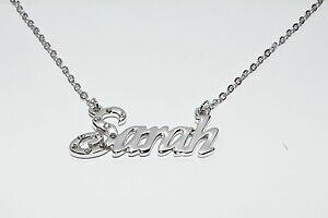 yzANZT[@lbNX@TzCgbLS[hlbNXNX}XC^[bNsarah 18ct bianco oro placcatura collana con nomeincastro regali per lei xmas