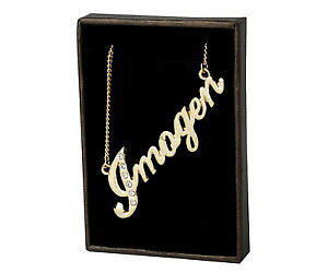 �y���������z�A�N�Z�T���[�@�l�b�N���X�@�l�b�N���X�X�����t�X�L�[nome collana imogen 18ct placcato ororealizzati con elementi swarovskiregalo