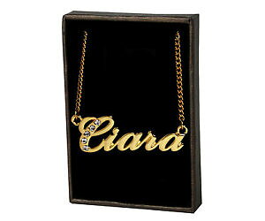 yzANZT[@lbNX@lbNXXtXL[collana con nome ciara 18ct placcato ororealizzati con elementi swarovskielegante