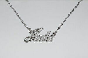 yzANZT[@lbNX@JX^zCgbLS[hlbNXjade 18ct bianco oro placcatura collana con nomematrimonio personalizzata necless