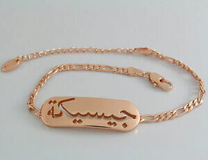 �y���������z�A�N�Z�T���[�@�l�b�N���X�@�A���r�A�u���X���b�g�t�@�b�V����bracciale con nome in arabo jessika 18k placcato oro fashion regali per eid