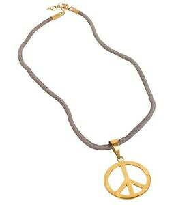 �y���������z�A�N�Z�T���[�@�l�b�N���X�@���T�C�N���l�b�N���X�y���_���g�V���{��simbolo di pace insolito collana con pendente riciclatoregalo etici artisan