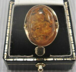 yzlbNX@CG[S[hIWOa fabulous large amber ring in 9ct yellow gold