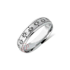 【送料無料】ネックレス　lazer 9ct18ctゴールドwedding ring with lazer floral detail available in 9ct or 18ct gold