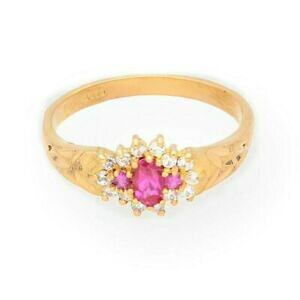 yzlbNX@S[hzCgTt@CApCbgNX^OTCYwbh22ct gold rubellite amp; white sapphire pilot cluster ring size q 12 8x10mm head