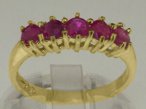 yzlbNX@CG[S[hr[OTCY14ct yellow gold natural ruby womens eternity ring sizes j to z