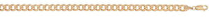 �y���������z�l�b�N���X�@�`�F�[��9ct gold curb chain length 1875 4mm wide 77gms
