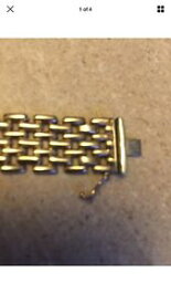 【送料無料】ネックレス　ゴールドゲートブレスレット9ct gold gate bracelet