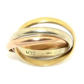 【送料無料】ネックレス　レディースレディースマルチトーンゴールドロシアサイズladieswomens 18ct multitone gold traditional russian wedding ring, uk size o
