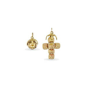 yzlbNX@YCG[S[hS[fO[uNX{[y_gmens 9ct yellow gold golden globe cross masonic orb ball pendant