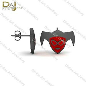 �y���������z�l�b�N���X�@�s�A�X�C�������O�n�[���[�N�C���s�A�X�C�������Ogold stud earrings harley quinn jewelry stud earrings anniversary gift for her