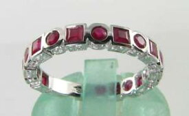 【送料無料】ネックレス　engagement 9ct 9kwhite gold ruby eternity full threequarter art deco ins ringengagement 9ct 9k white gold ruby eternity fu