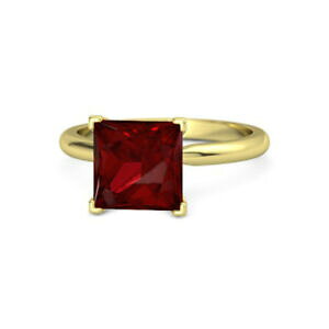 yzlbNX@vZXJbgkCG[S[hr[fB[XOTCY250 ct princess cut 14k yellow gold ruby gemstone womens rings size n m j k l o