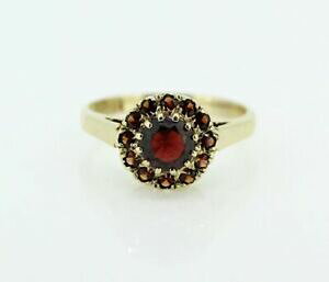 yzlbNX@CG[S[hK[lbgNX^O9ct yellow gold garnet cluster ring