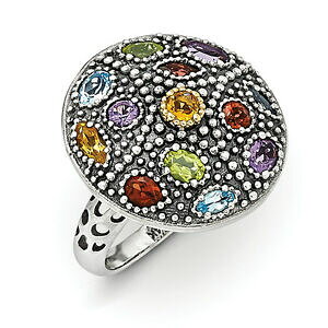 yzlbNX@OX^[OVo[kS[hANZgTCYmulti gemstone ring 925 sterling silver amp; 14k gold accent size 68 shey couture