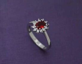 【送料無料】ネックレス　ルビーハローkホワイトゴールド200ct ovalcut dvvs1 red ruby halo engagement ring 14k white gold over