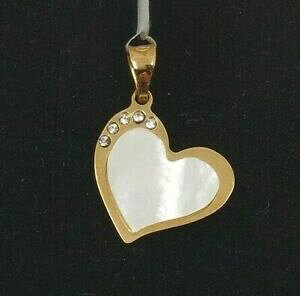 �y���������z�l�b�N���X�@�y���_���g�S�[���hpendant gold 18k heart with mother of pearl