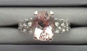yzlbNX@S[hO[Tt@CAOTCYqvc 9ct gold morganite and green sapphire ring size m