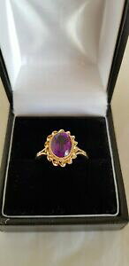 yzlbNX@Be[WCG[S[hhXOAWXgo[~Kvintage 9ct yellow gold dress ringset with a amethyst gemstone birmingham 1992