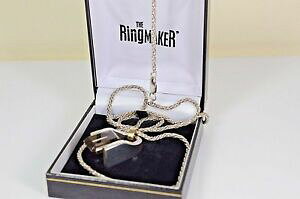 yzlbNX@fUCi[S[hVo[X[L[NH[cy_gC`Vo[[v`F[designer 9 ct gold amp; silver smokey quartz pendant 27 inch silver rope chain 20