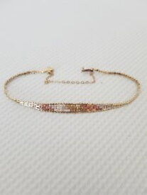 【送料無料】ネックレス　9ctゴールド39ct gold 3 tone bracelet in excellent condition hallmarked looks stunning on