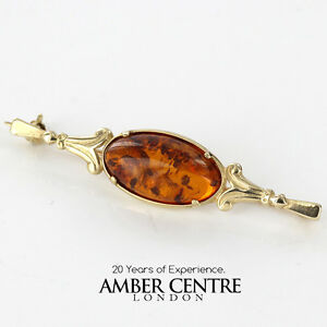 【送料無料】ネックレス イタリアゴールドブローチ￥クラシックバルトitalian made classic baltic amber in 9 ct gold brooch gb0012 rrp190：hokushin