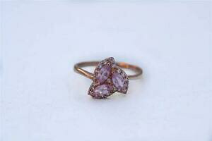 yzlbNX@k[YS[hsNTt@CAOTCY 10k rose gold pink marquise sapphire 115 cttw ring size 95