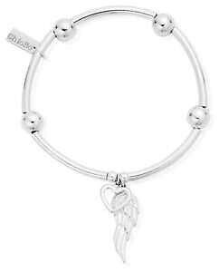 �y���������z�l�b�N���X�@�V���o�[�k�[�h���{�[���I�[�v���n�[�gchlobo silver noodle ball open heart amp; angel wing sbnb007703