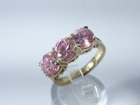 【送料無料】ネックレス　イエローゴールドピンクリングサイズfabulous 9ct yellow gold amp; pink gem ring size m12