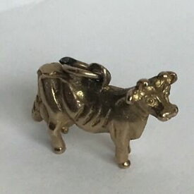 【送料無料】ネックレス　ヴィンテージ9ct 18ゴールドチャームcm196231gvintage solid 9ct gold bull charm 18cm 1962 31g