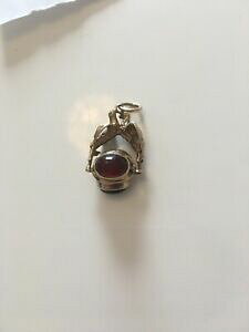 �y���������z�l�b�N���X�@�S�[���h�y���_���g9ct gold spinner charm pendant birds 1976