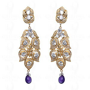 yzlbNX@X^[OVo[zCgTt@CAAWXghbvCO925 sterling silver white sapphire studded earrings with amethyst drops se041159