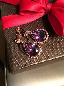 yzlbNX@IK`[bqXCX[YS[hAWXgCOhbvolga ribler zurich swiss rose gold vermeil amethyst drop dangle earrings purple