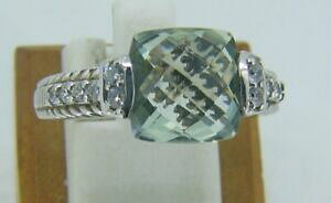yzlbNX@OWfBXX^[OVo[CO[NH[cTCYO74 grams judith ripka sterling silver lime green quartz amp; cz size 98 ring a9