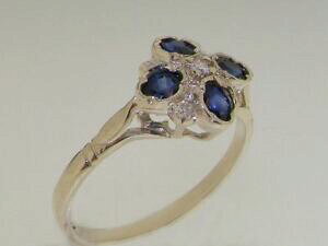 yzlbNX@X^[OVo[Tt@CANX^OTCY925 sterling silver natural sapphire amp; cz womens cluster ring sizes j to z