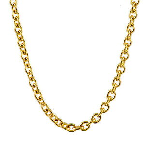 �y���������z�l�b�N���X�@15mm 1658 kt333�A���J�[�`�F�[��15 mm 16,5 inch 333 gold anchor chain around 8 kt solid gold quality gold chain