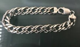 【送料無料】ネックレス　シルバーヴィンテージメンズブレスレットsilver vintage womensmens bracelet length 85 weight 291g stamped quality