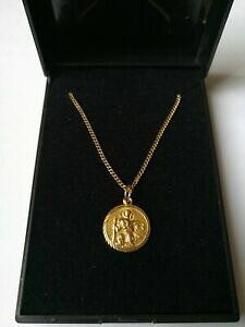 yzlbNX@S[hZgNXgt@[S[h`F[O9ct gold georg jensen st christopher with 9ct gold chain 330grams hallmarked