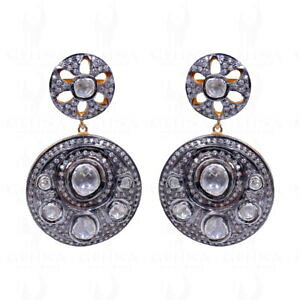 yzlbNX@zCgTt@CA[YX^[OVo[COJbgwhite sapphire rose cut polki gemstone earrings in 925 sterling silver se011149
