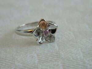 yzlbNX@Vo[EF[YS[hI[LbhTt@CAOTCYclogau silver amp; 9ct welsh gold orchid sapphire ring rrp 16900 size n
