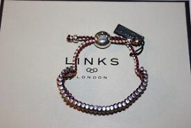 【送料無料】ネックレス　ロンドンスターリングシルバーパープルリンクピンクブレスレットgenuine links of london sterling silver purple amp; pink friendship bracelet bnib