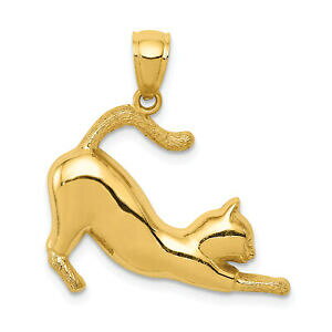 �y���������z�l�b�N���X�@�j���[listing14k�y���_���gc3521 listing14k stretching cat pendant c3521
