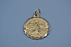 yzlbNX@S[hZgNXgt@[y_g9ct gold stchristopher pendant