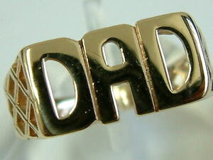 yzlbNX@CG[S[hOgents 9ct yellow gold dad ring