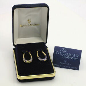 yzlbNX@S[ht[vCO{bNXroyal doulton 14ct gold hoop earrings limited edition boxed amp; coa
